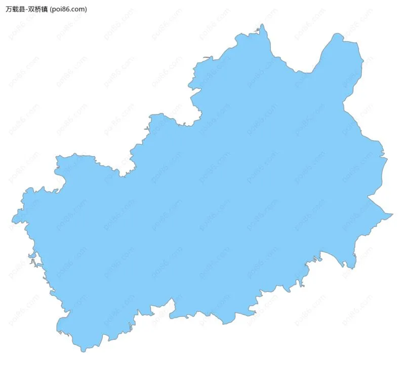 双桥镇边界地图