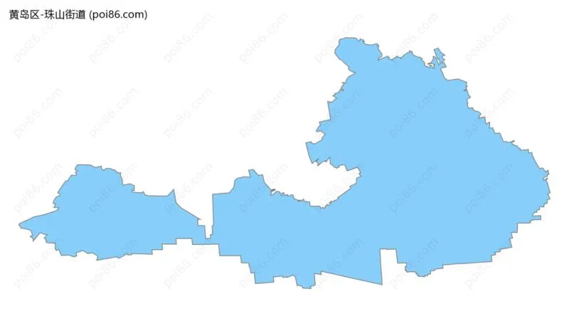 珠山街道边界地图
