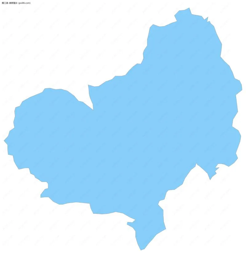 麻郎错乡边界地图