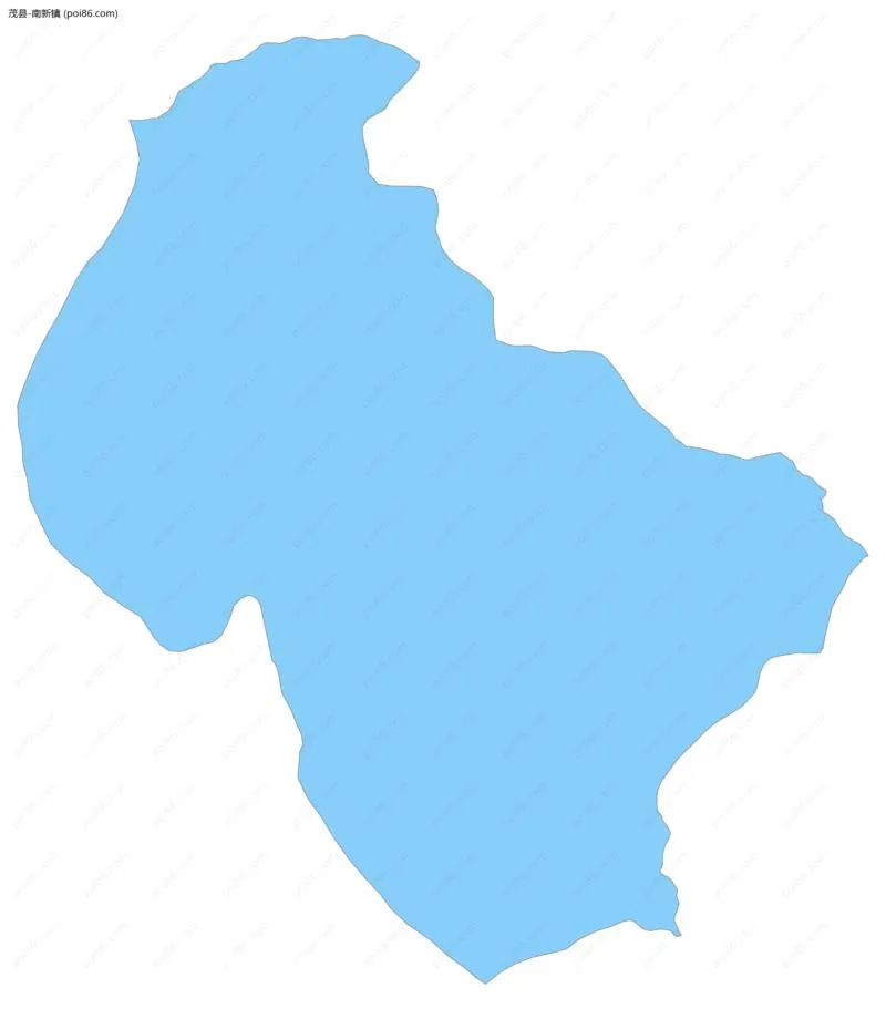 南新镇边界地图