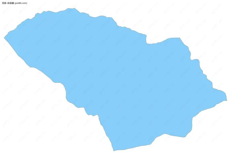 叠溪镇边界地图