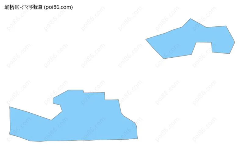 汴河街道边界地图
