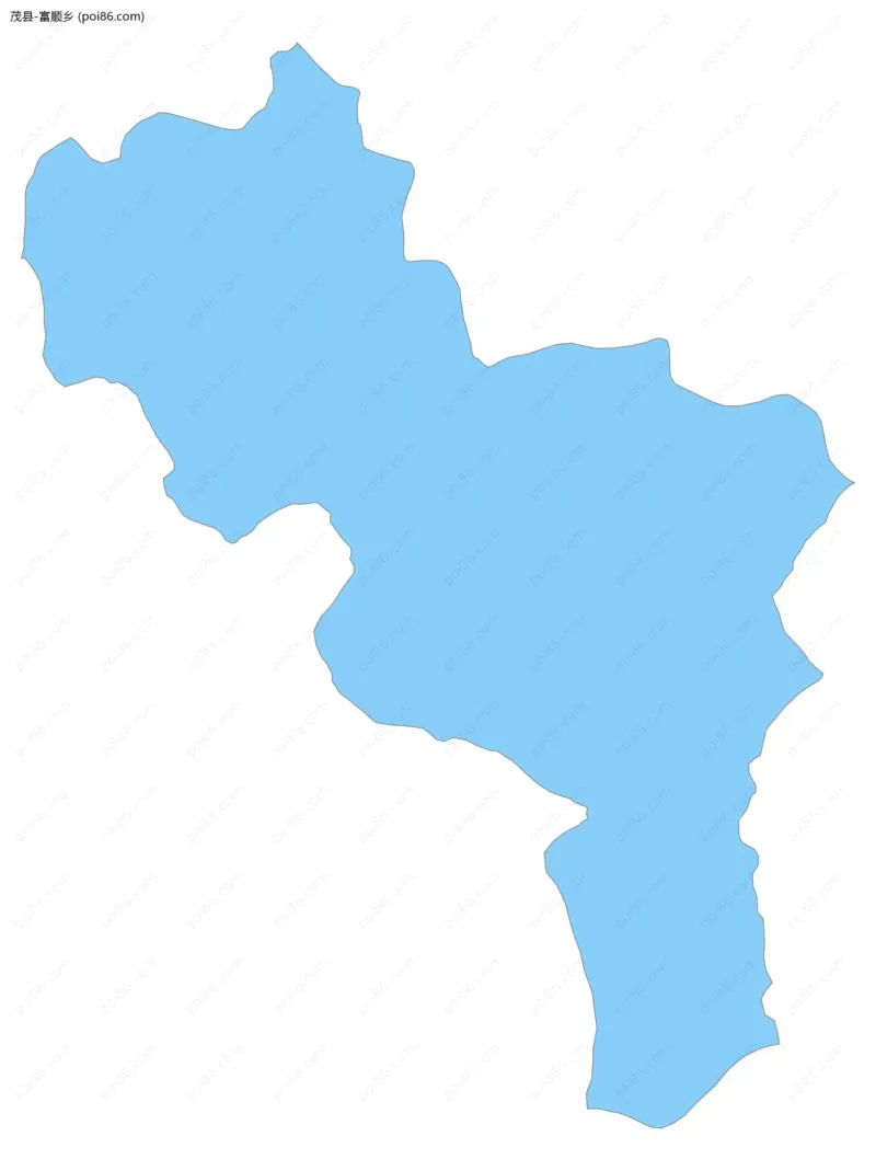 富顺乡边界地图