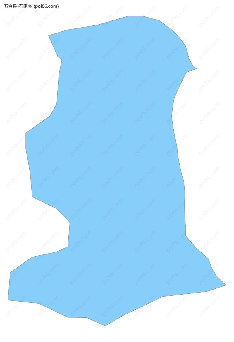 石咀乡边界地图