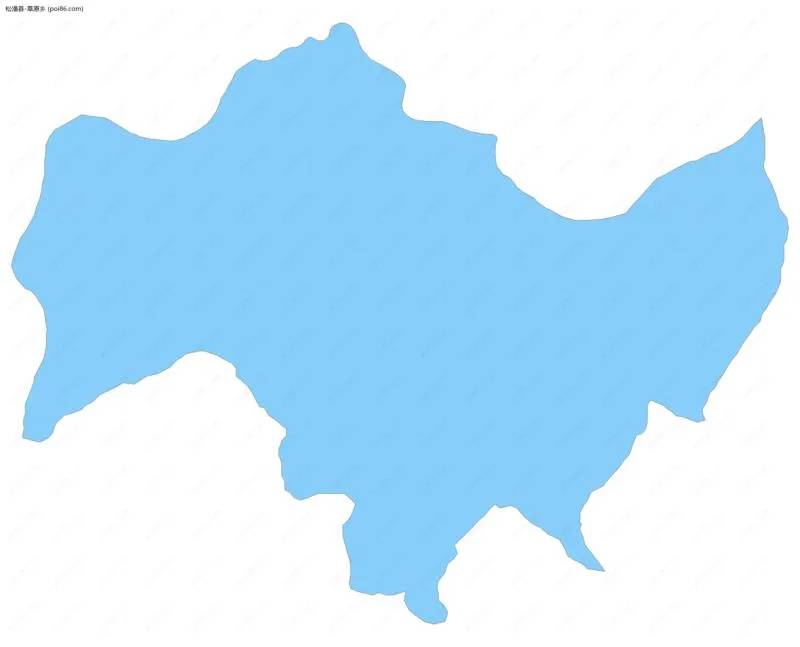 草原乡边界地图