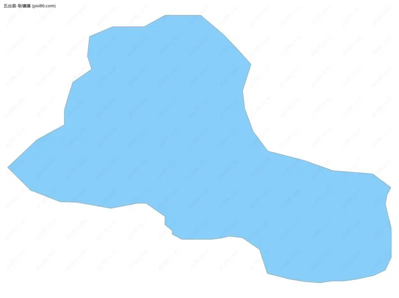 耿镇镇边界地图