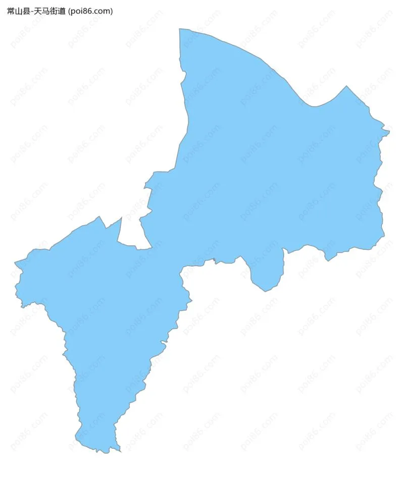 天马街道边界地图