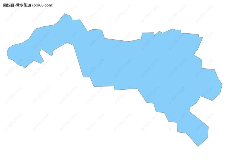 秀水街道边界地图