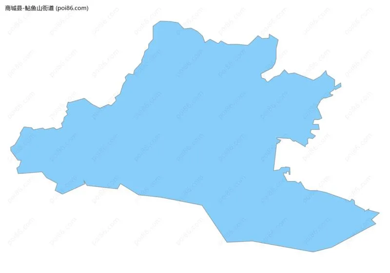 鲇鱼山街道边界地图