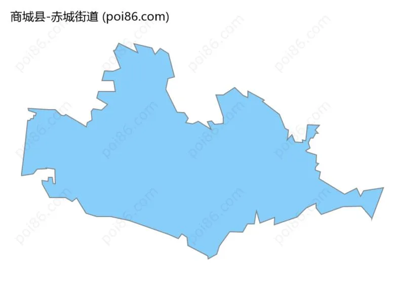 赤城街道边界地图