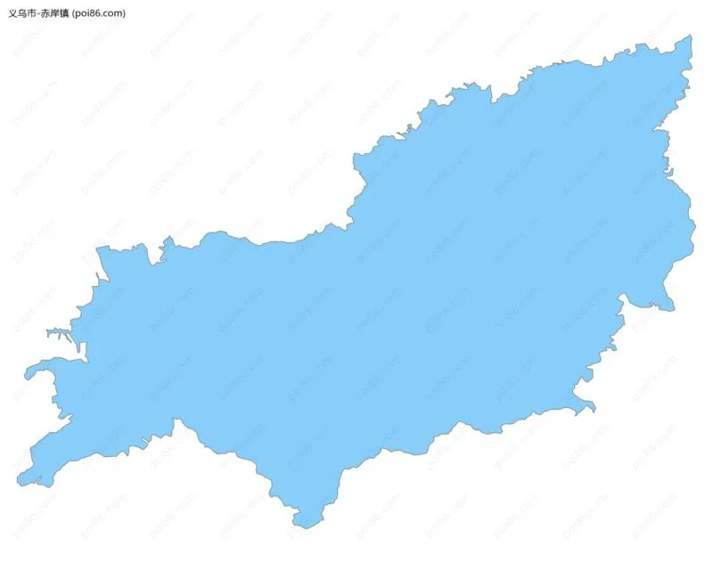 赤岸镇边界地图