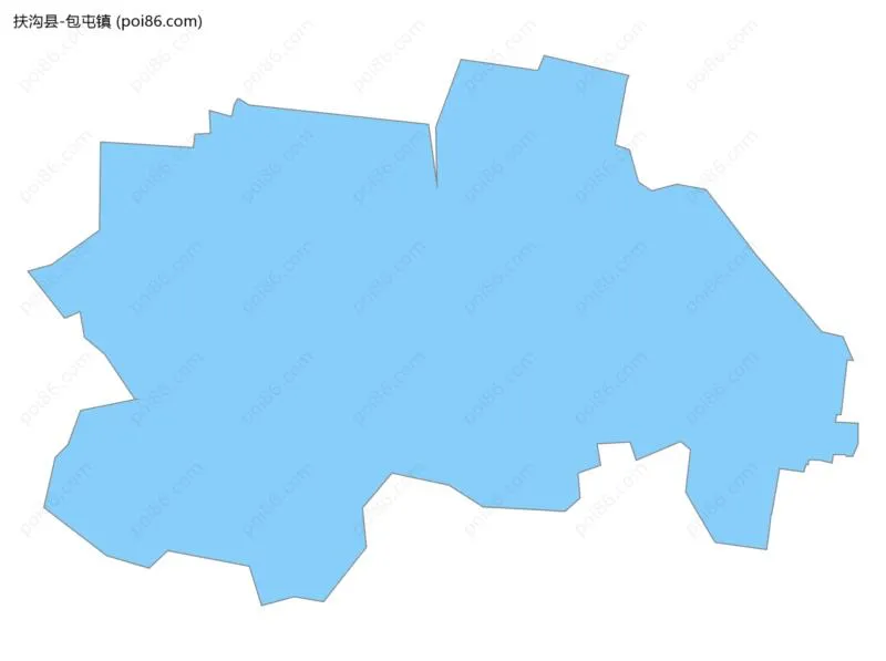 包屯镇边界地图