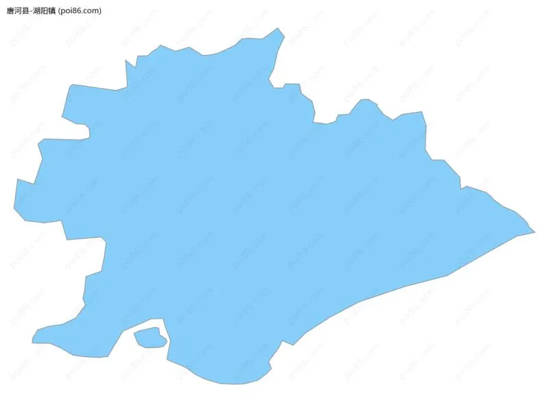 湖阳镇边界地图