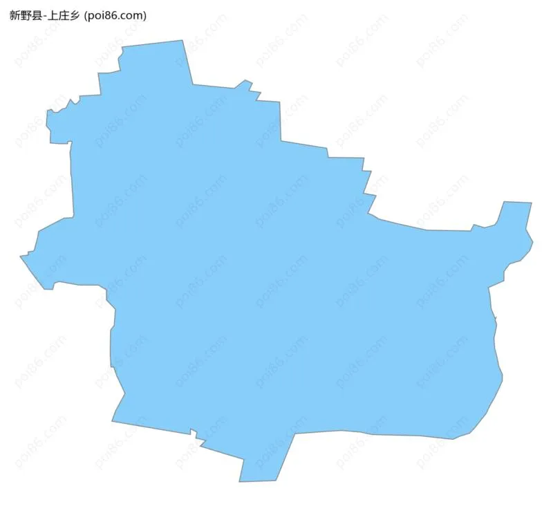 上庄乡边界地图