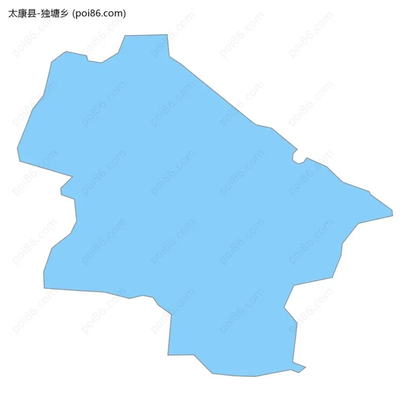 独塘乡边界地图