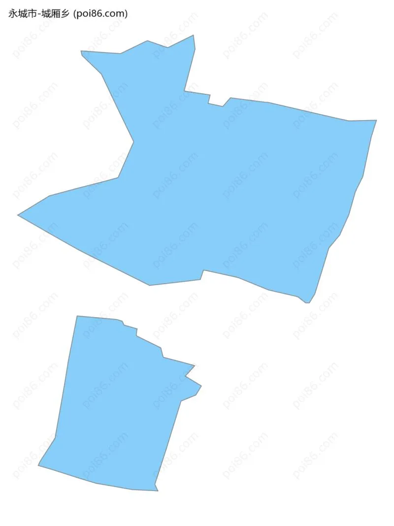 城厢乡边界地图