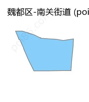 南关街道边界地图
