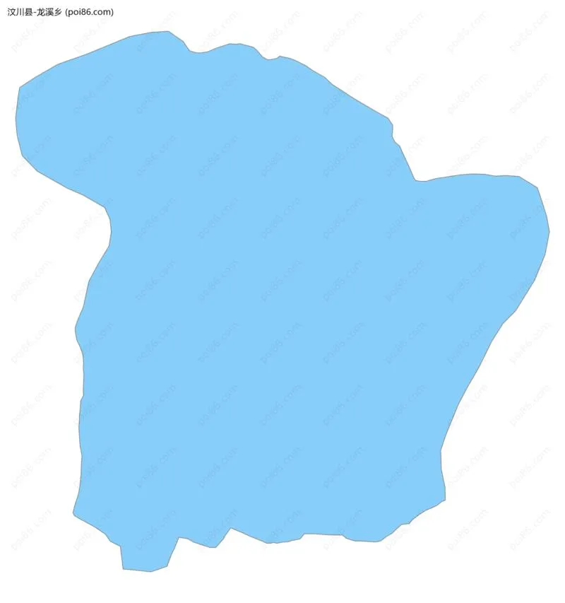 龙溪乡边界地图