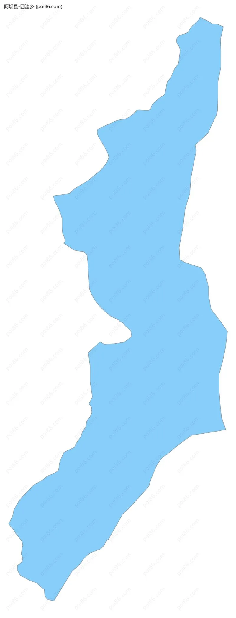 四洼乡边界地图