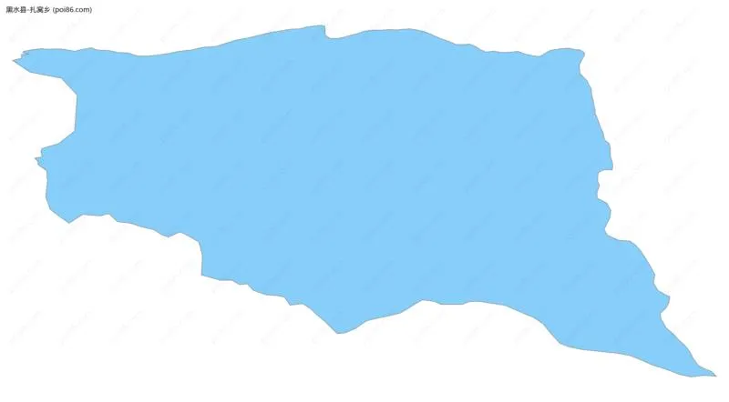 扎窝乡边界地图