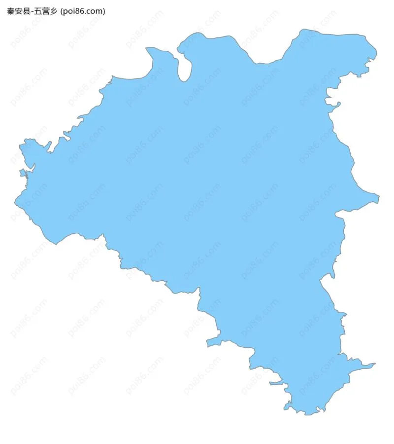 五营乡边界地图