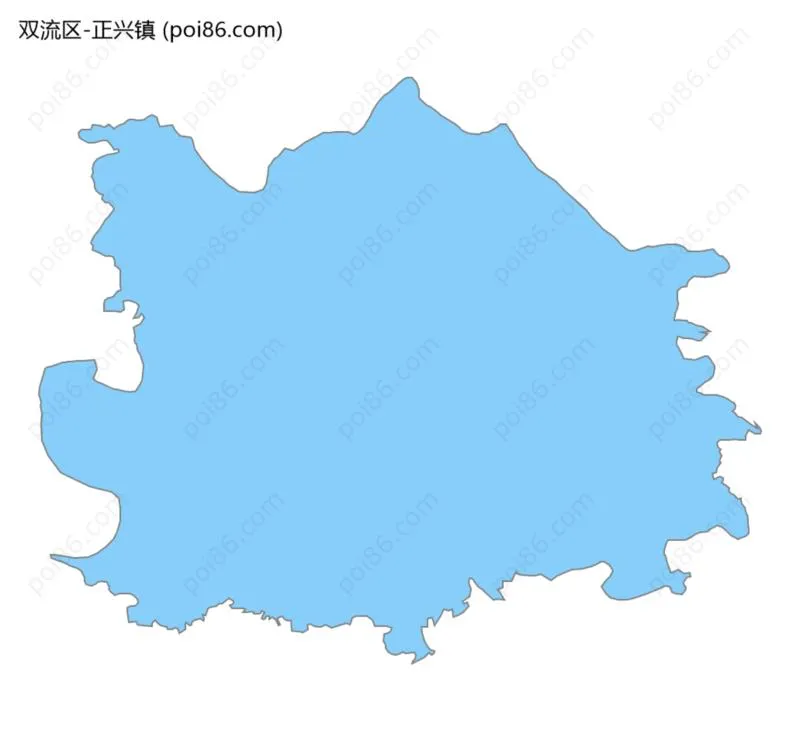 正兴镇边界地图