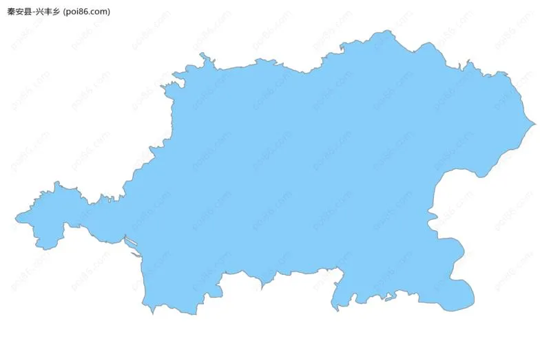 兴丰乡边界地图