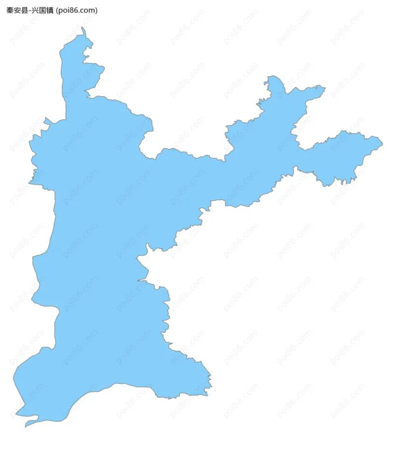 兴国镇边界地图