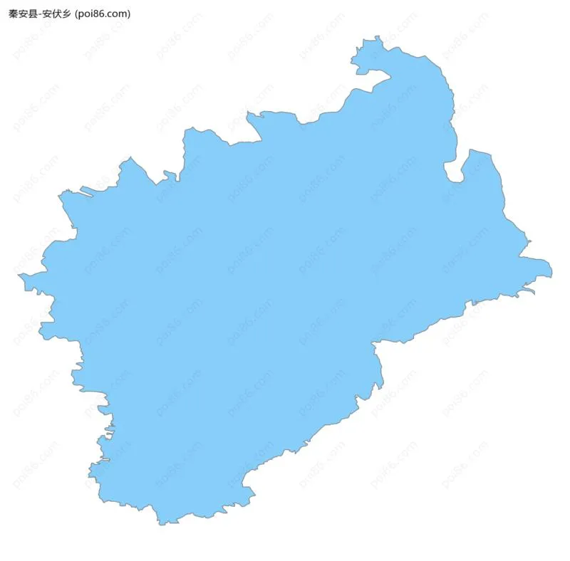 安伏乡边界地图