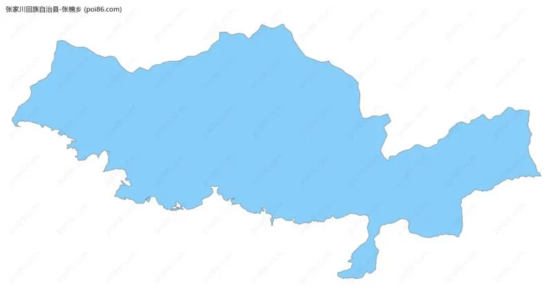 张棉乡边界地图