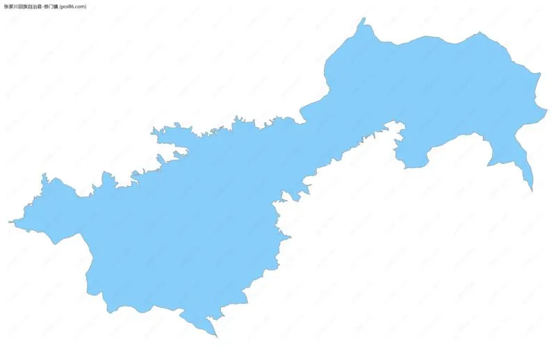 恭门镇边界地图