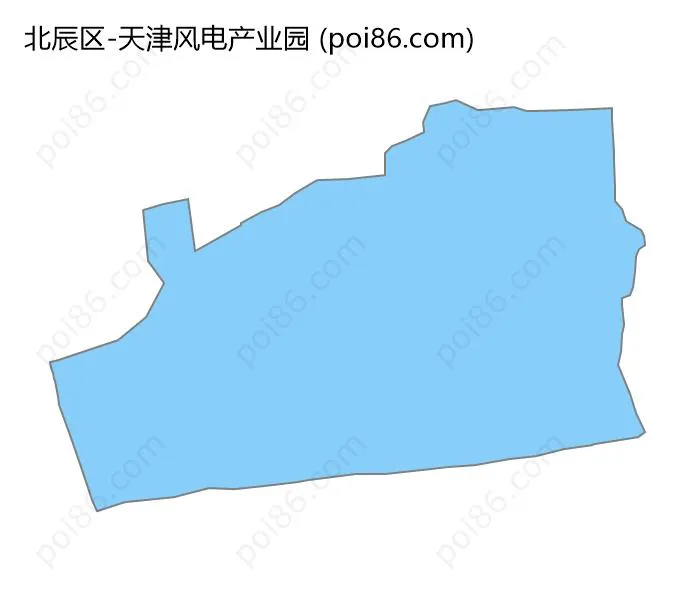 天津风电产业园边界地图