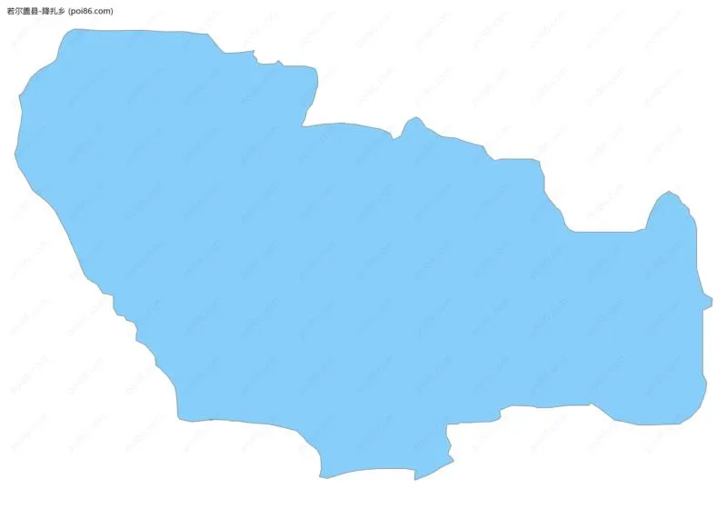 降扎乡边界地图