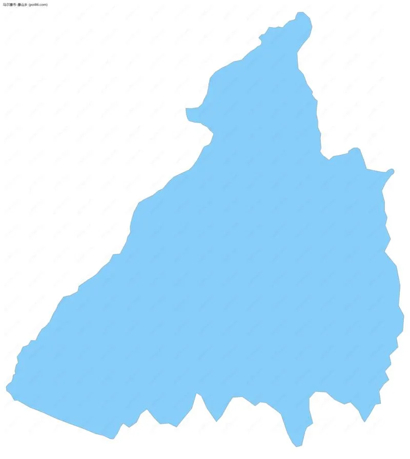 康山乡边界地图