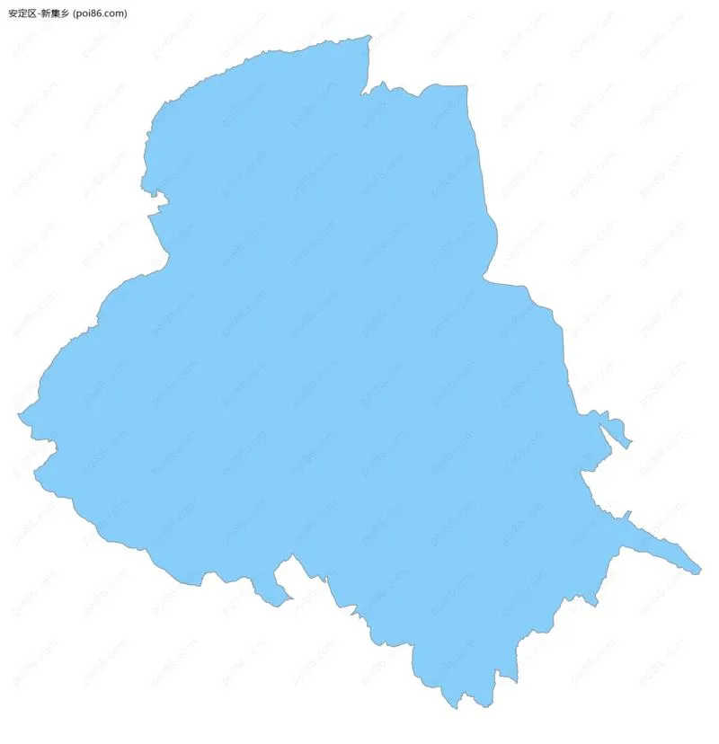 新集乡边界地图