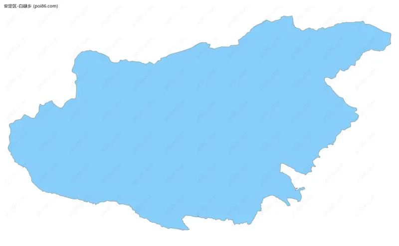 白碌乡边界地图