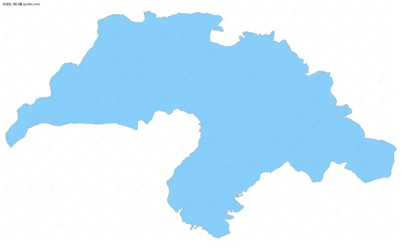 馋口镇边界地图