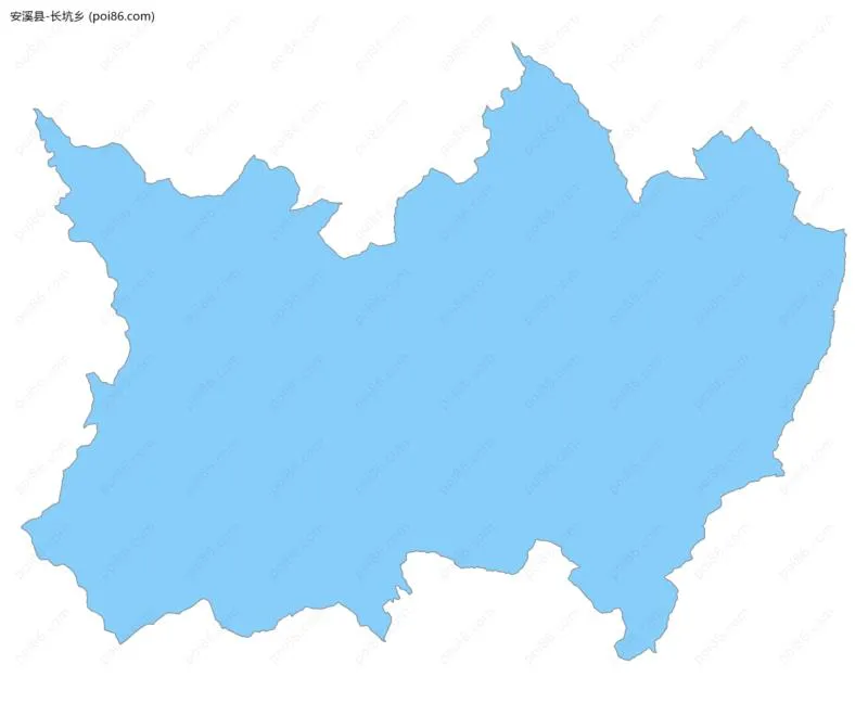 长坑乡边界地图