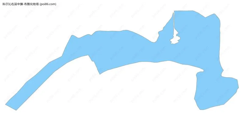 布敦化牧场边界地图