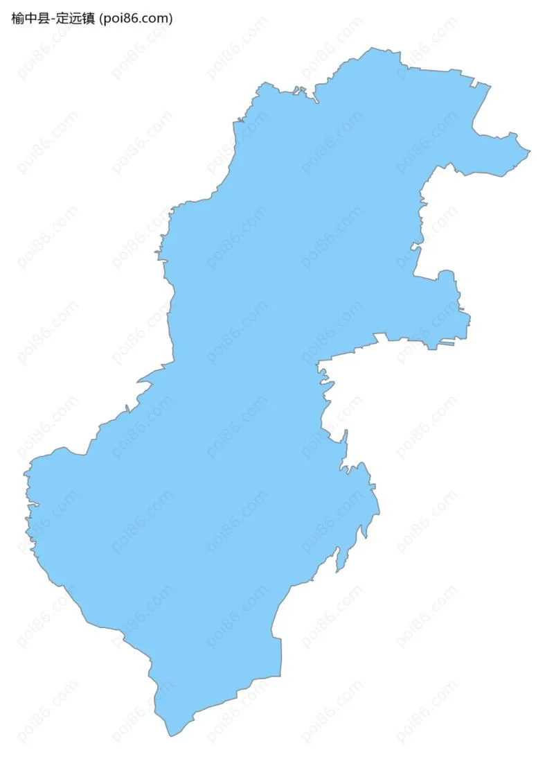 定远镇边界地图