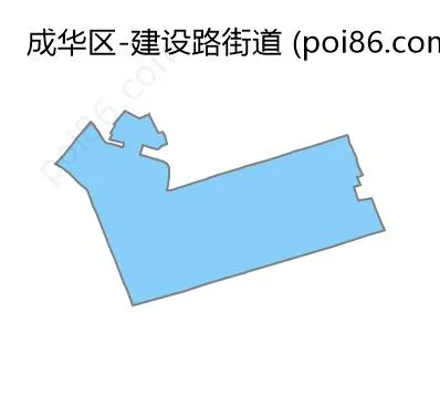 建设路街道边界地图