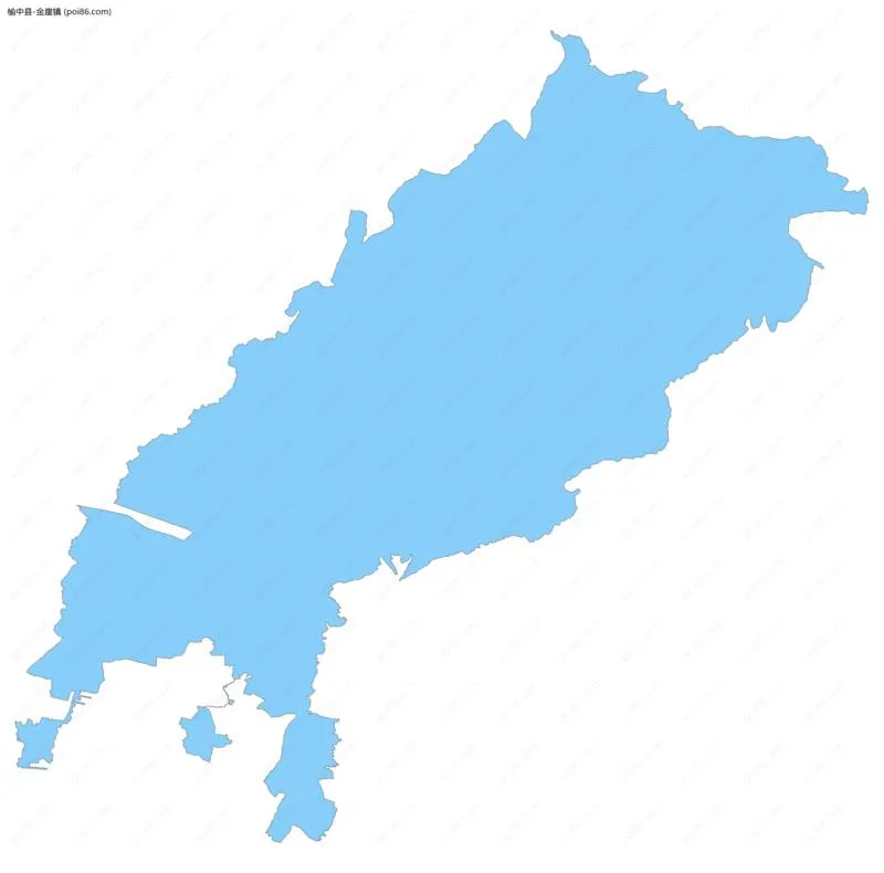 金崖镇边界地图