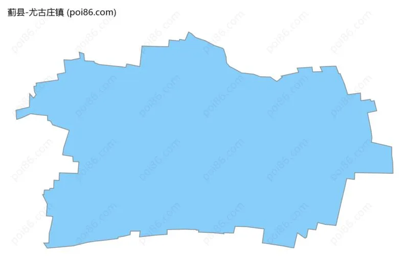 尤古庄镇边界地图