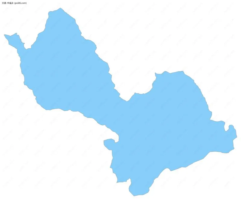 中庙乡边界地图