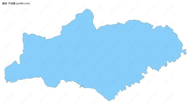 平洛镇边界地图