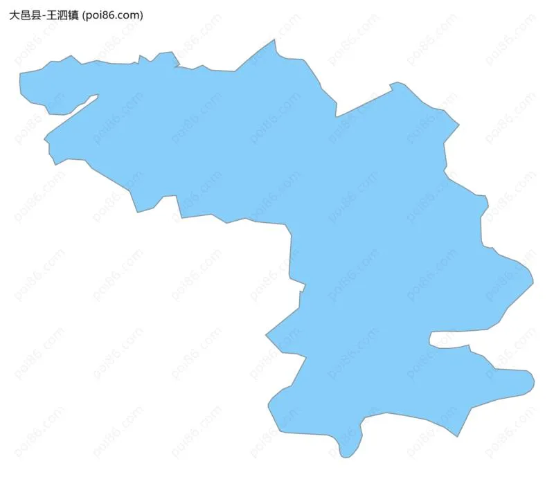 王泗镇边界地图