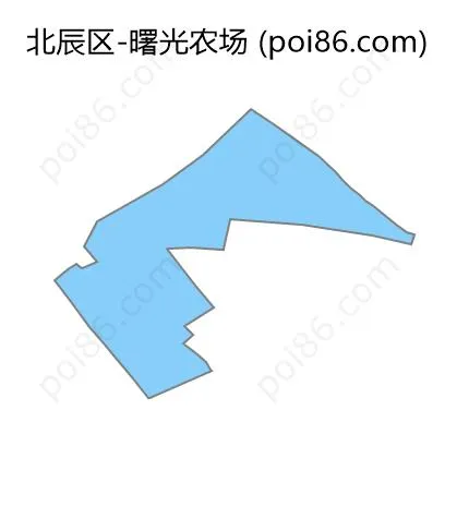 曙光农场边界地图