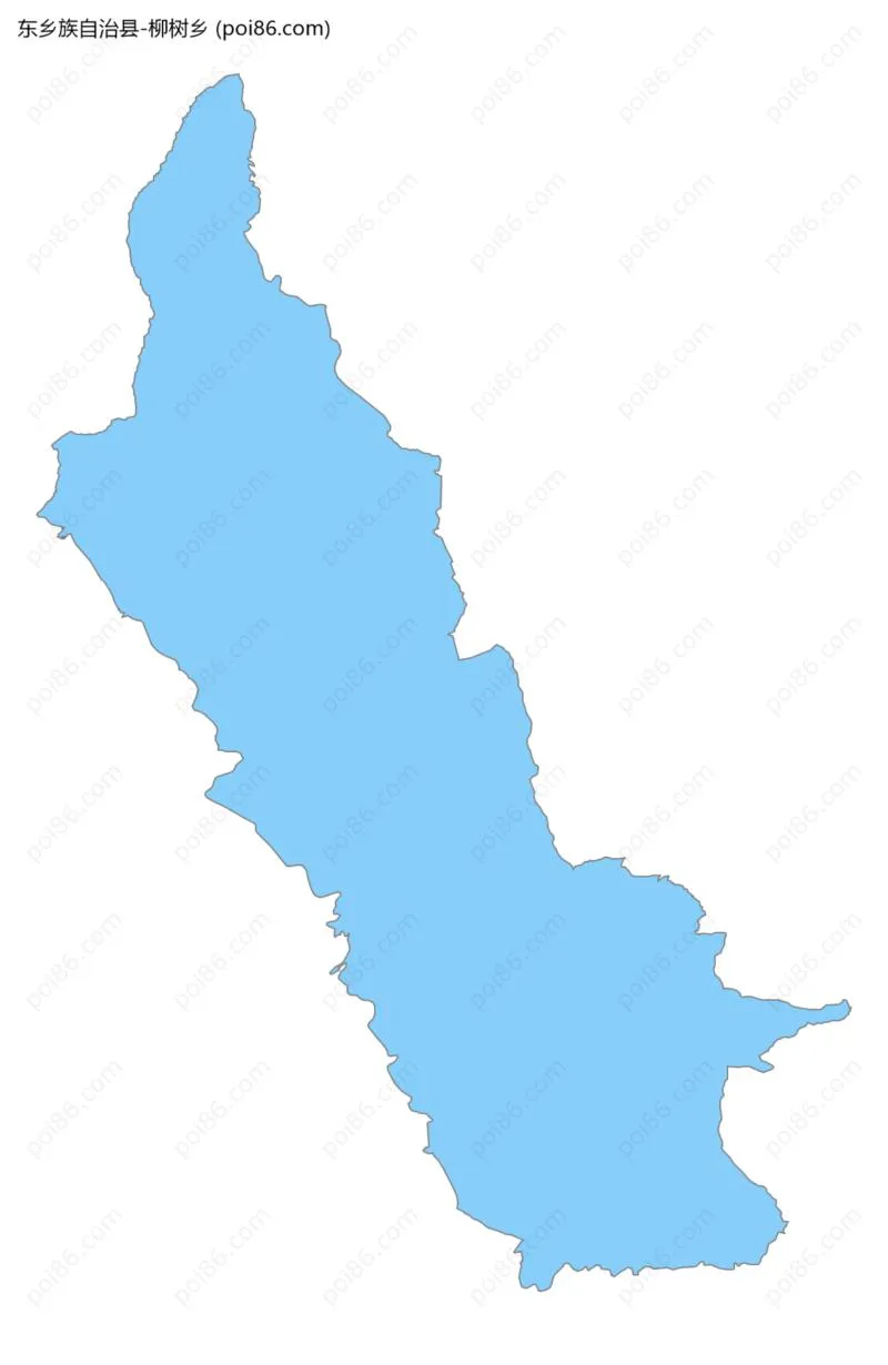 柳树乡边界地图