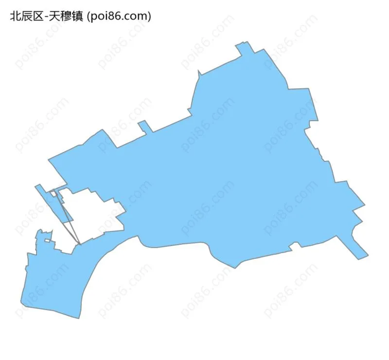 天穆镇边界地图