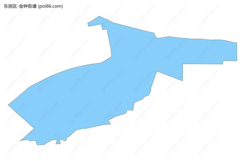 金钟街道边界地图